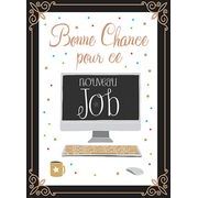 Carte Kub Maxi - Bonne chance pour ce nouveau job - 22.5x30.5 cm